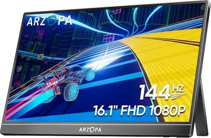 Monitor portátil gamer ARZOPA Z1FC de 16,1 polegadas Full HD 144Hz