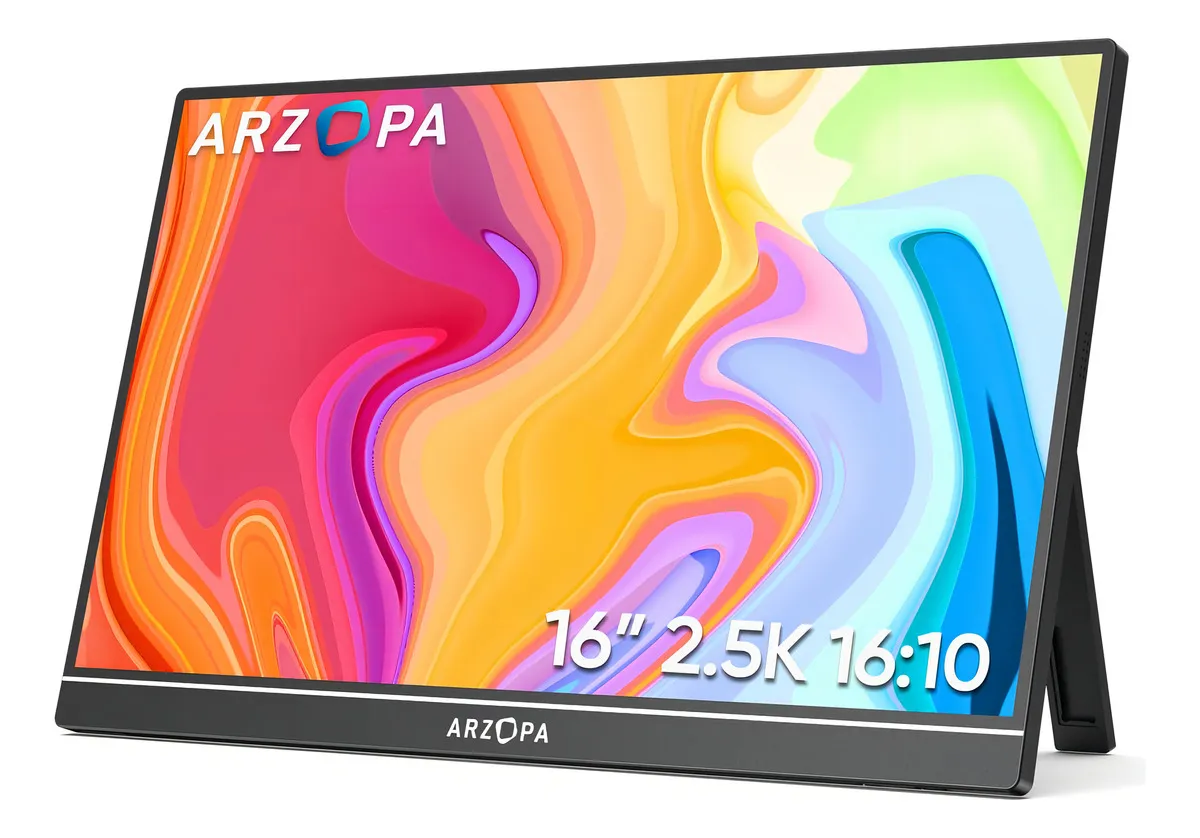 Monitor portátil ARZOPA Z1RC de 16 polegadas 2.5K QHD IPS
