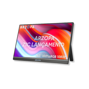 Monitor Portátil Ultra Slim Fino Ips Z1c Gamer 16.1 Polegadas Full HD