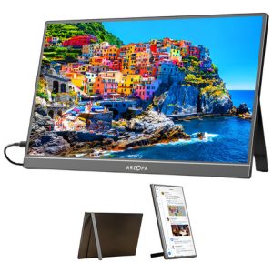 Monitor Arzopa Portátil A1m 17.3 Preto 110/220v Tela Full
